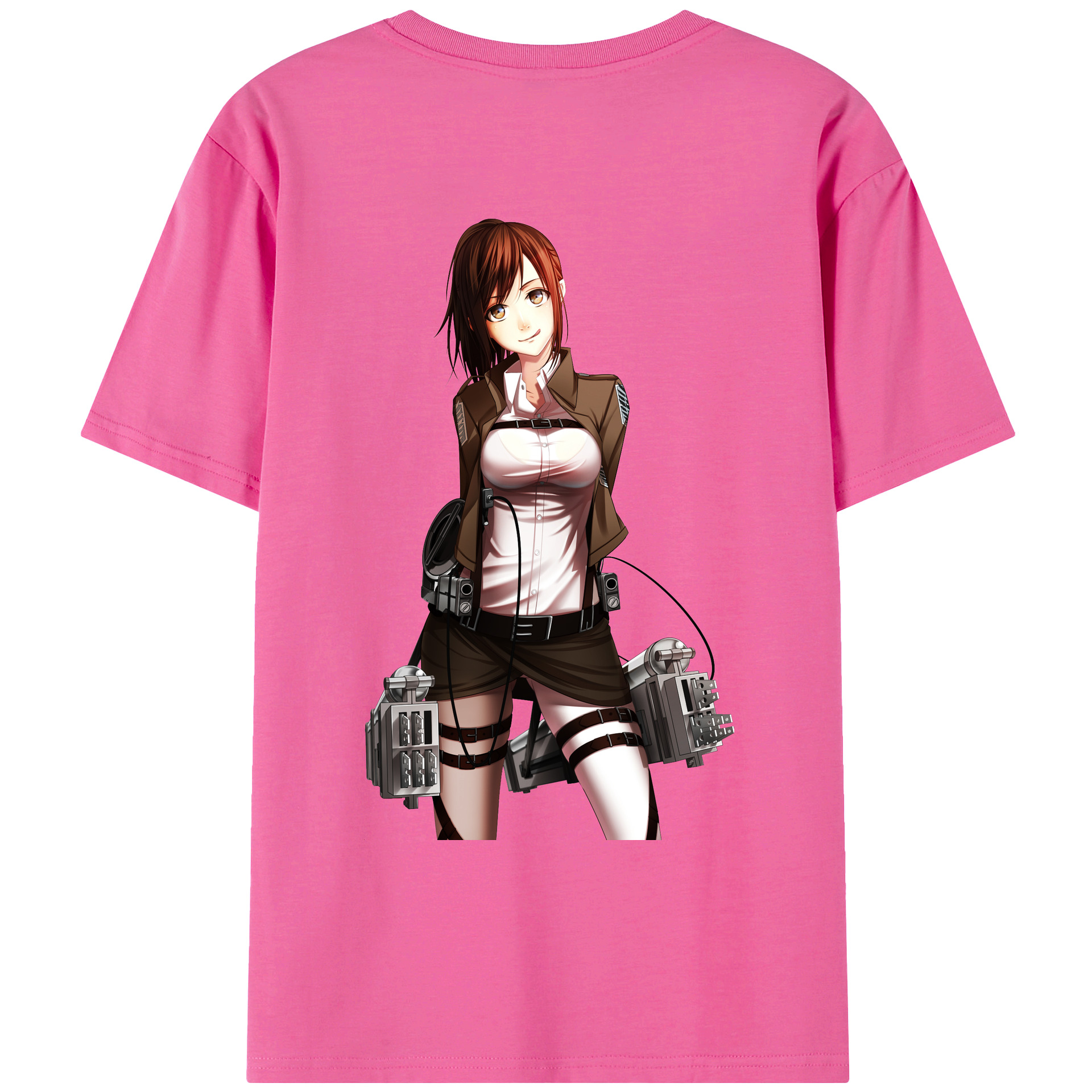 （画像用） 進撃の巨人 サシャ·ブラウス Attack on Titan Sasha Blaus レディース半袖Tシャツ(バックプリント)